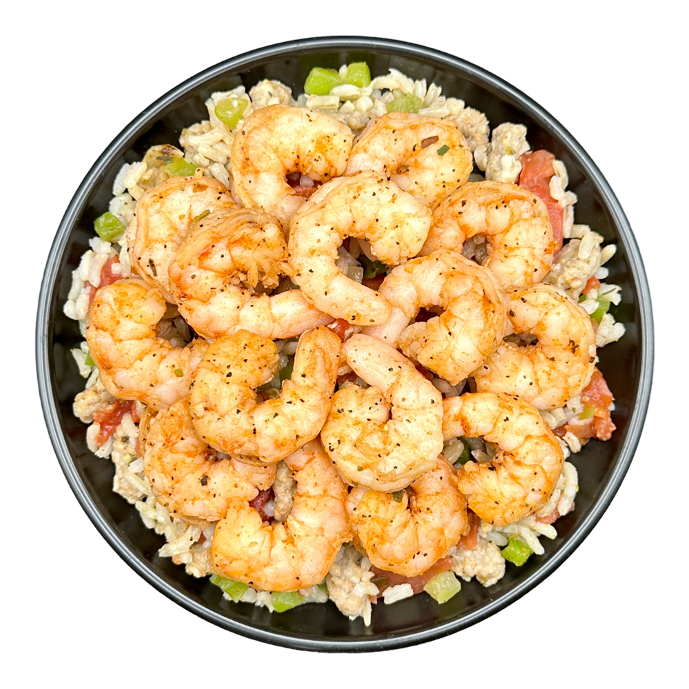 Shrimp & Sausage Jambalaya (Extra Protein)