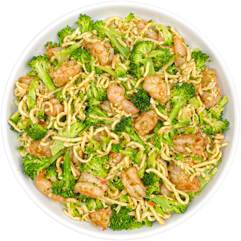 Garlic Shrimp & Noodles