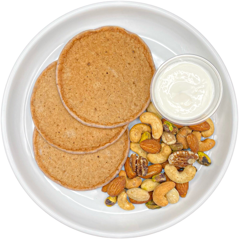 Protein Pancakes - Strawberry Banana