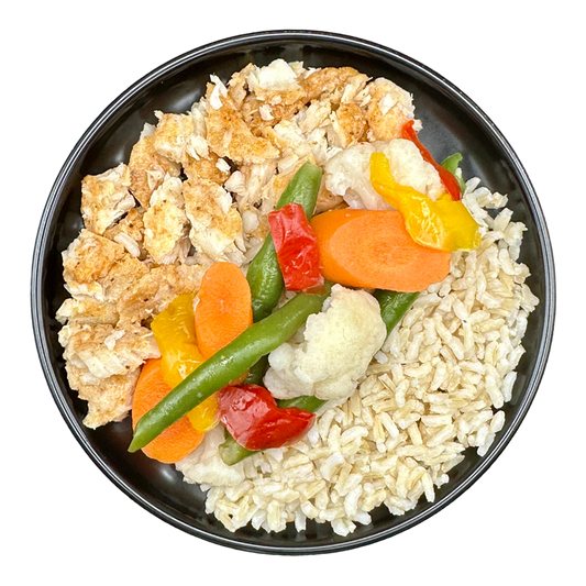 Garlic Parmesan Whitefish Bowl